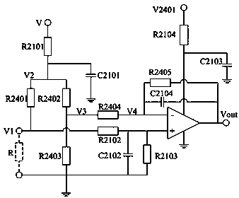 An analog input circuit for engineering-machinery-dedicated controller