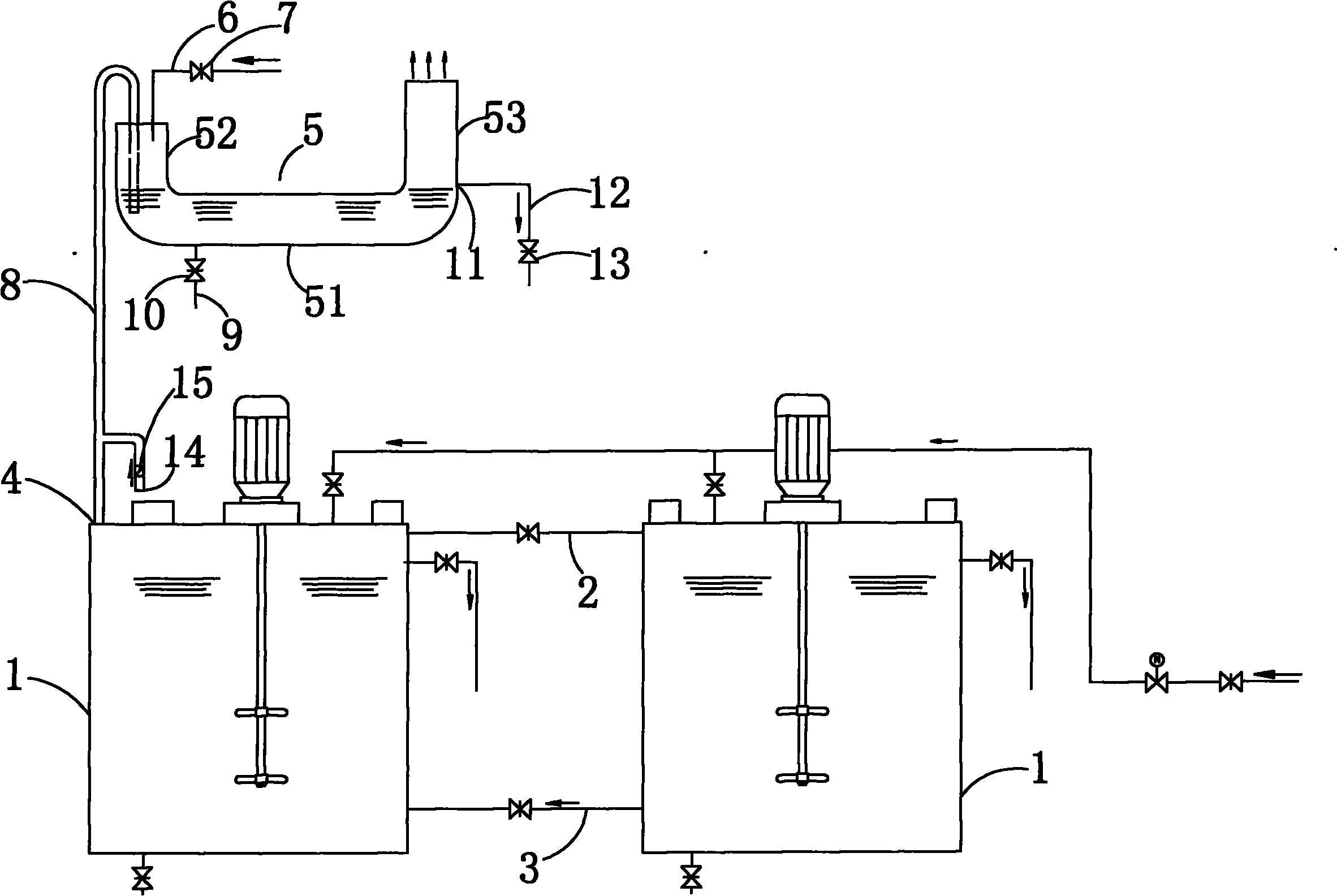 Dust absorbing device of mixing barrel in automatic wet powdery activated carbon adding equipment