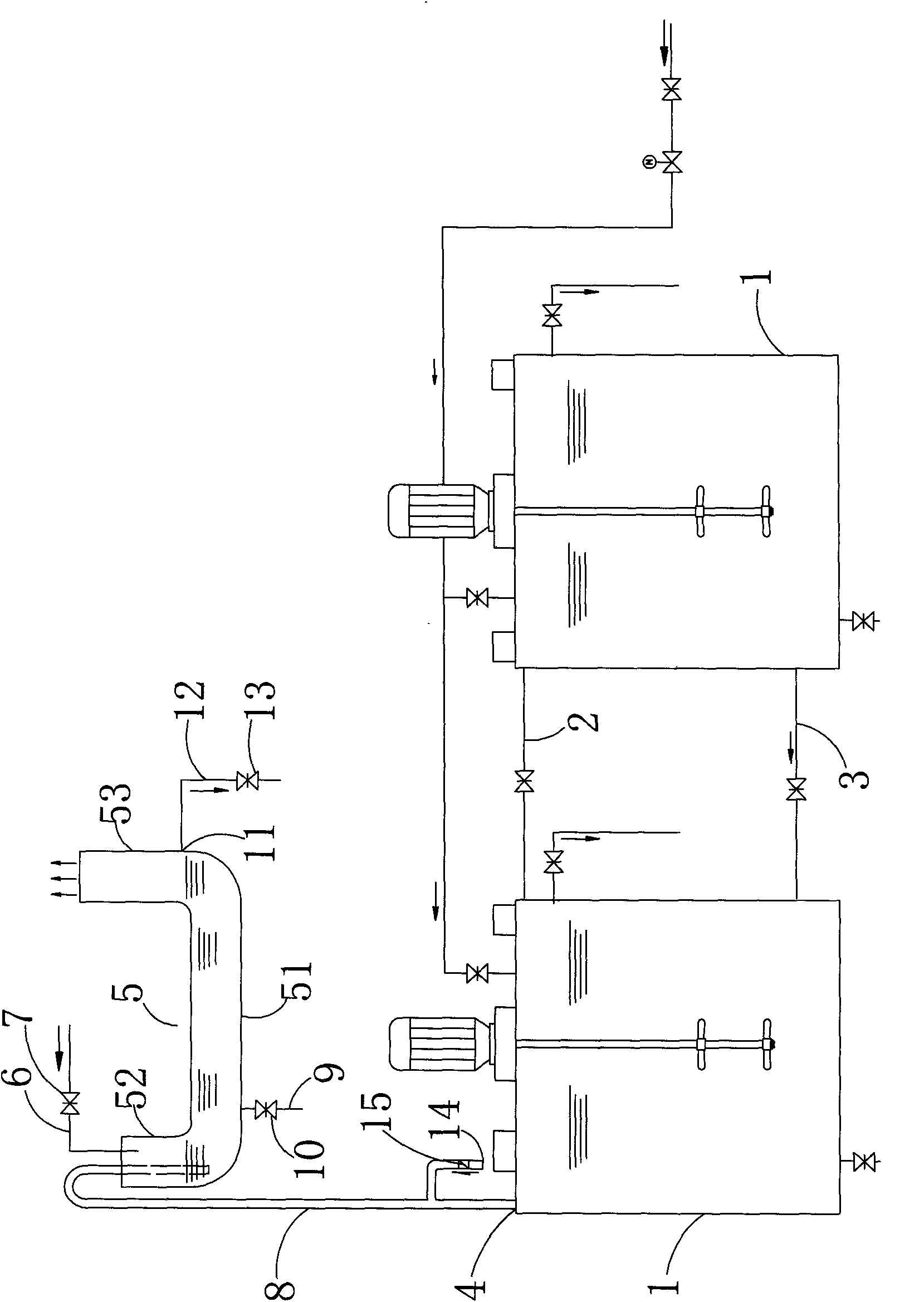 Dust absorbing device of mixing barrel in automatic wet powdery activated carbon adding equipment