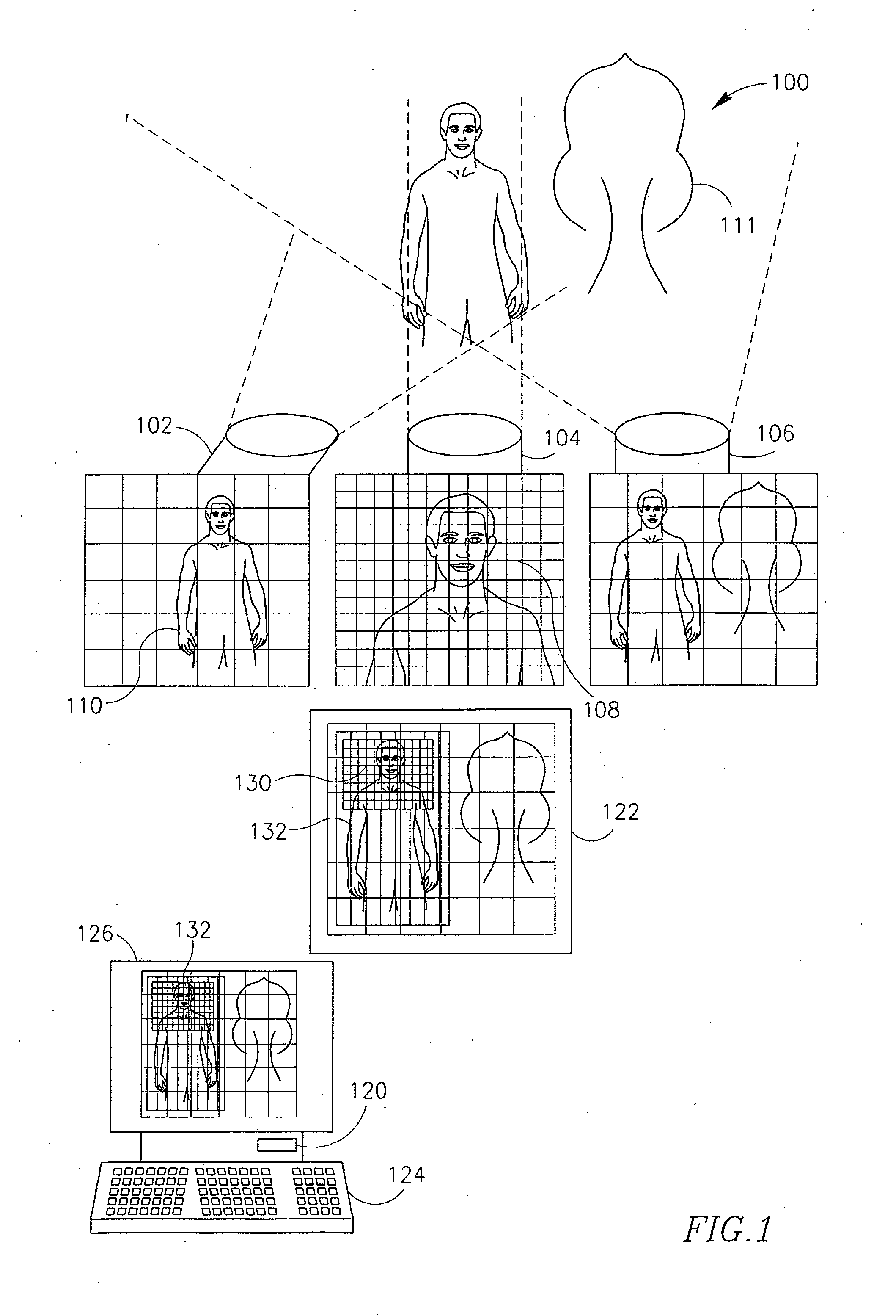 Device and method for hybrid resolution video frames