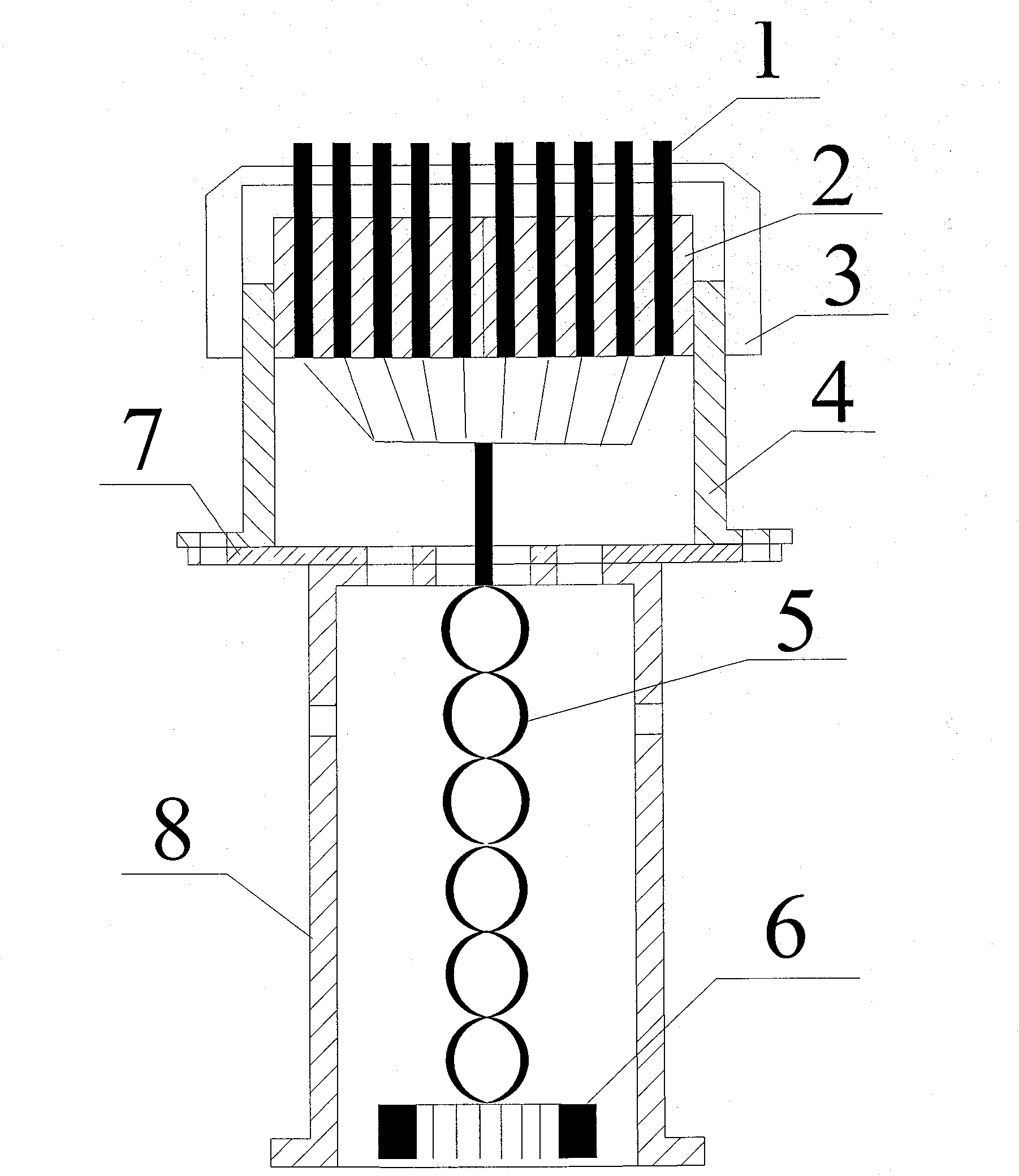 Turbulent flow and zonal flow poloidal and toroidal mode number radial propagation probe system