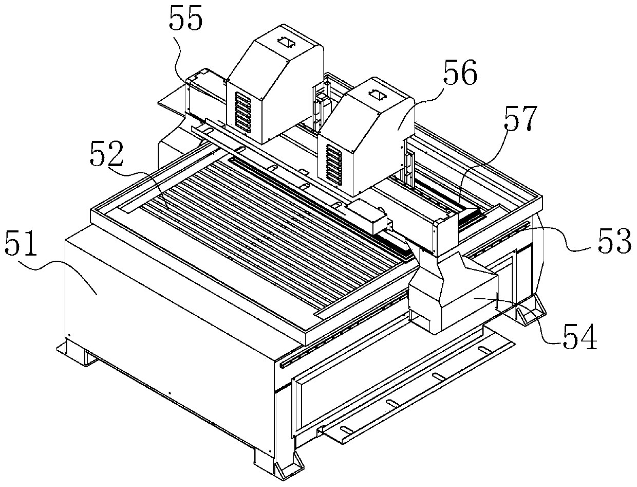 Intelligent automatic window frame production line of robot