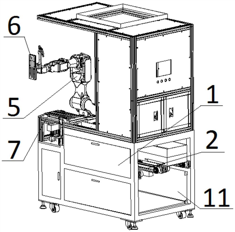 Backlight assembling device