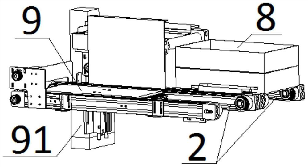 Backlight assembling device