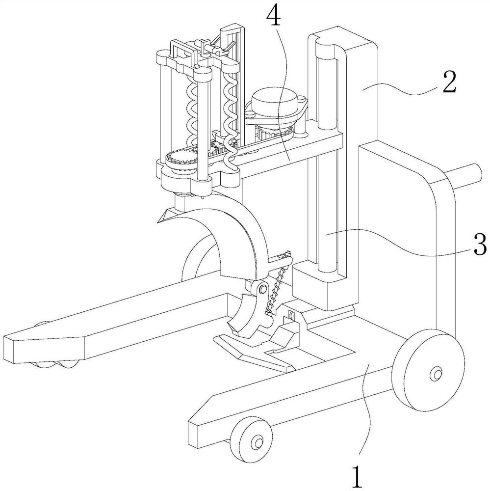 Agricultural auxiliary picking device for agave tequilana