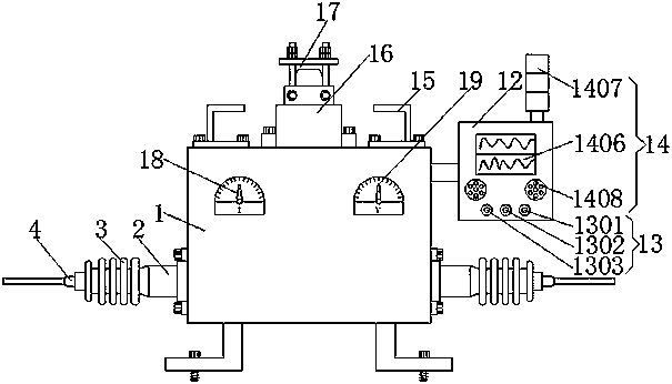 A secondary fusion high-voltage vacuum circuit breaker and a monitoring method thereof