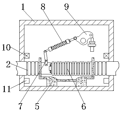 A secondary fusion high-voltage vacuum circuit breaker and a monitoring method thereof