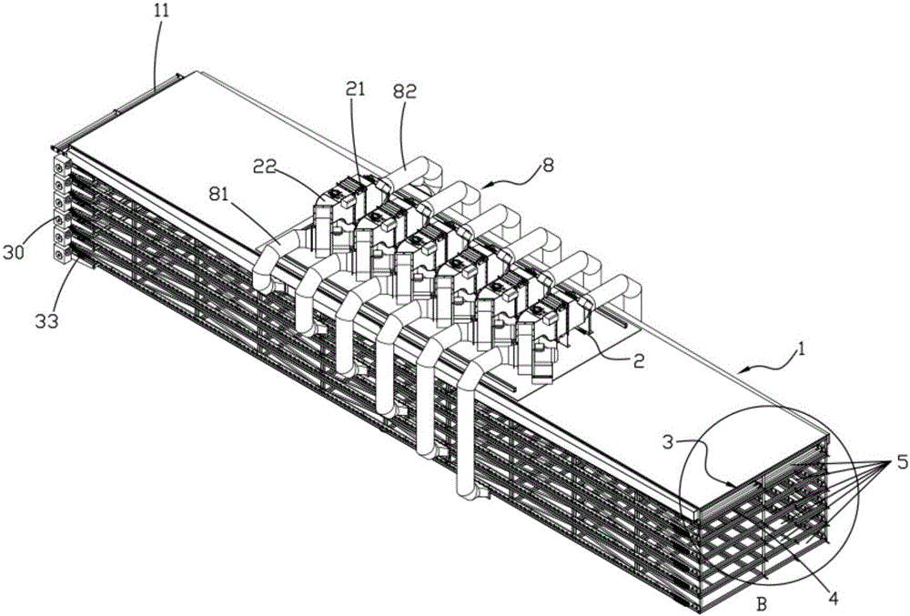 Continuous automatic drying solidification device
