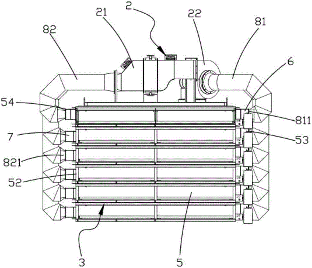 Continuous automatic drying solidification device
