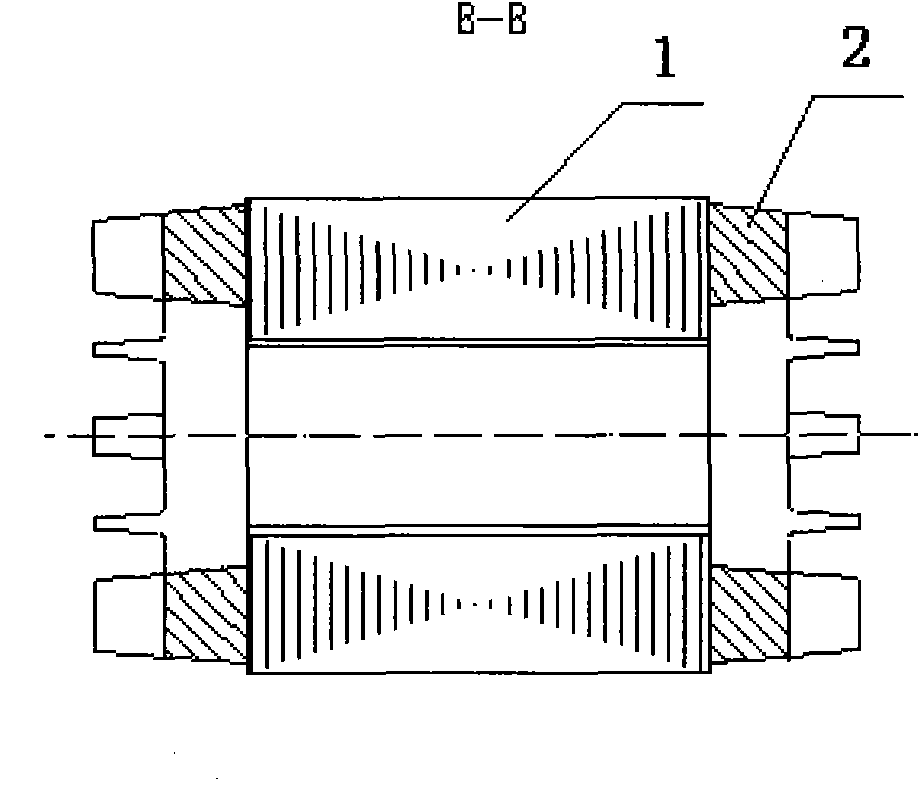 Alternating current frequency conversion high-speed asynchronous motor
