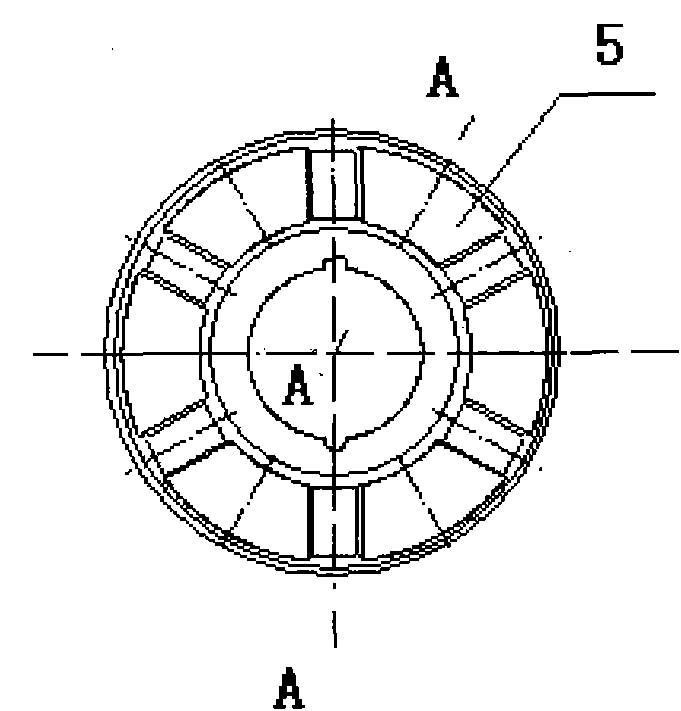 Alternating current frequency conversion high-speed asynchronous motor