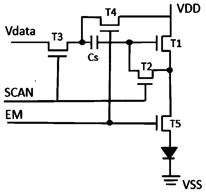 OLED pixel driving circuit, OLED display panel and driving method