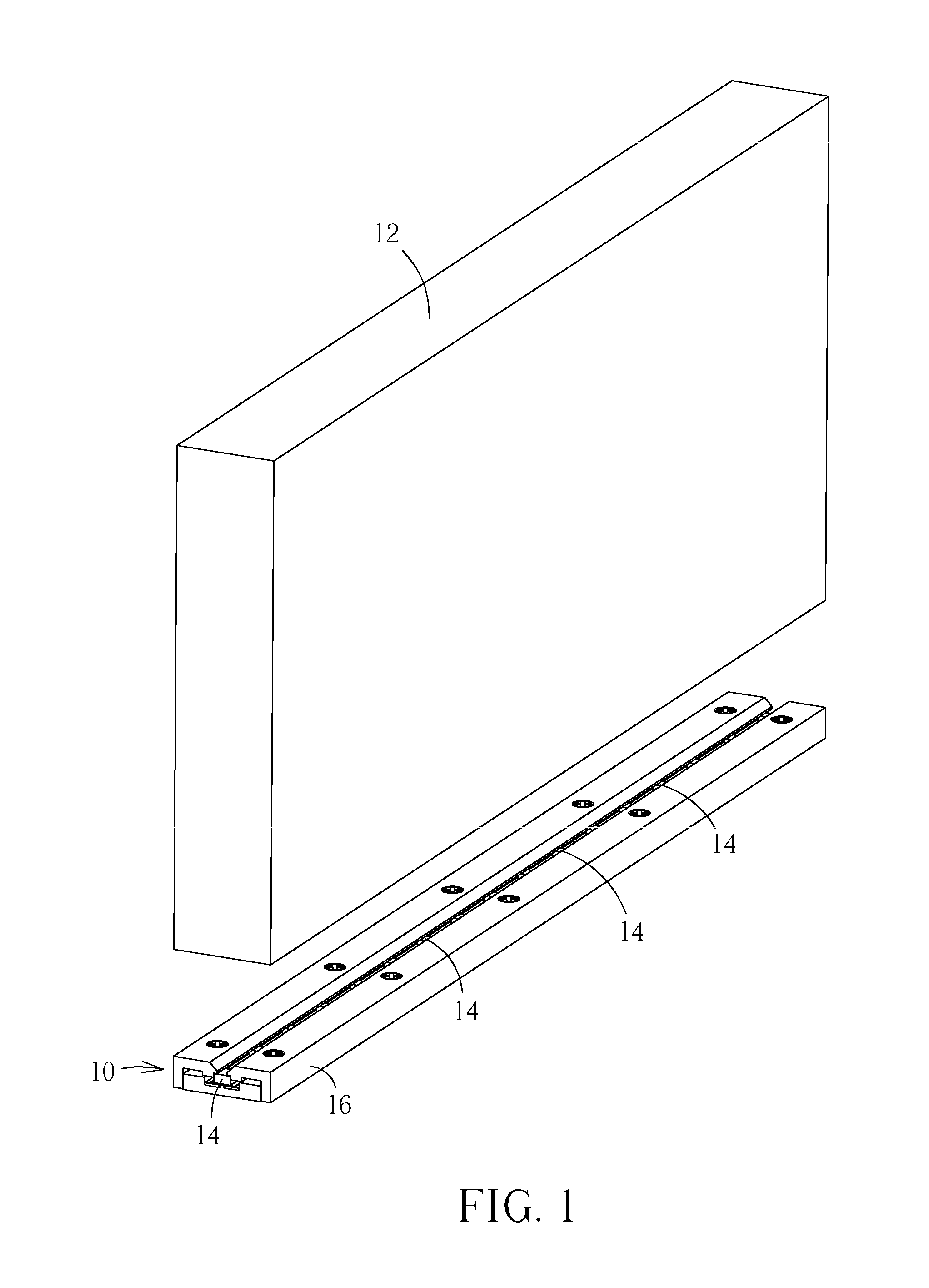 Light bar structure and light source device