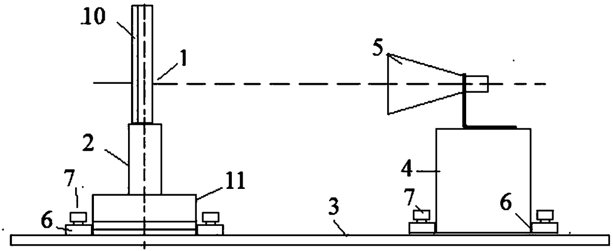 Modular multifunctional test fixture in free space method