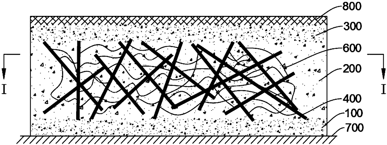 Permeable base layer and construction method thereof