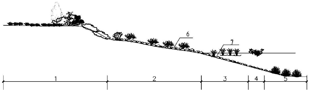 A construction method of artificial bird island structure in wetland park