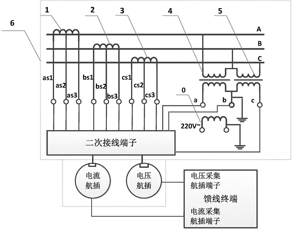 Integrated multi-transformation-ratio transformer and data collection method thereof