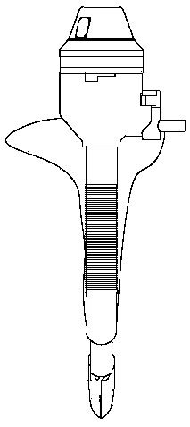 Puncture needle and wound stitching device