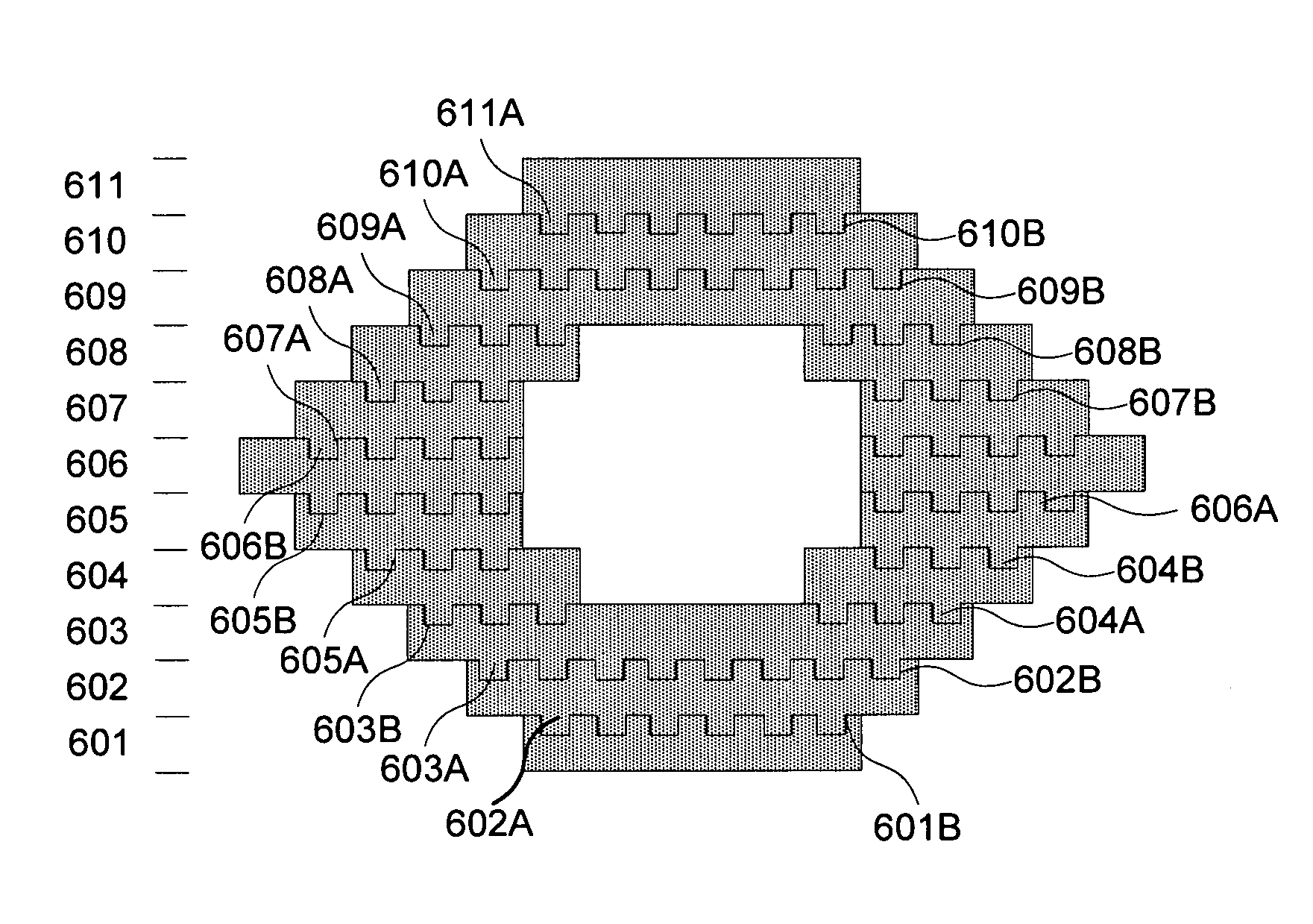 Methods of and apparatus for electrochemically fabricating structures via interlaced layers or via selective etching and filling of voids
