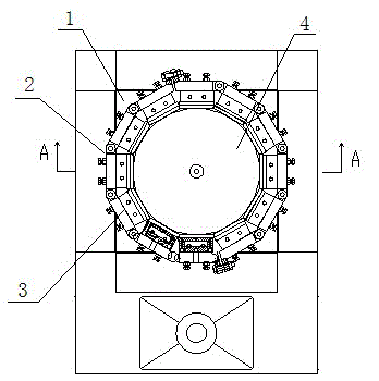 Circular water-cooling crystallizer ingot mould