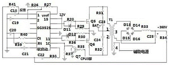 An intelligent sine wave output uninterruptible power supply and automatic control method