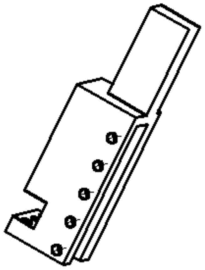 A machining fixture for large overhang casing parts in a narrow space