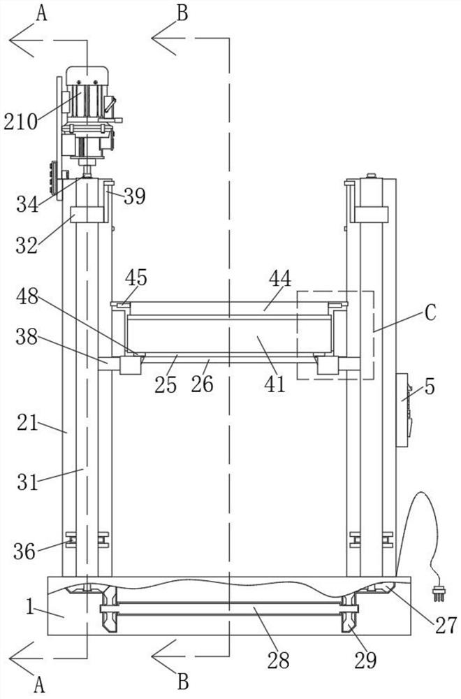 An automatic cargo lifting device