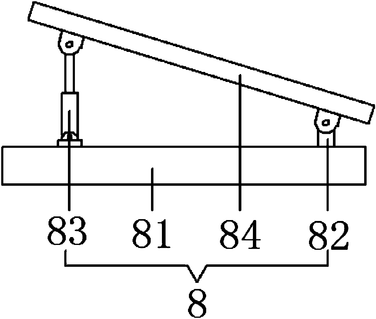 Wetland water resource water-quality online detection device and detection method