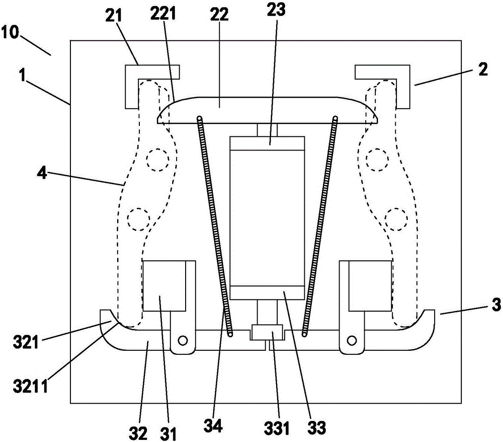 Chain sheet clamping device and chain sheet machining equipment provided with same