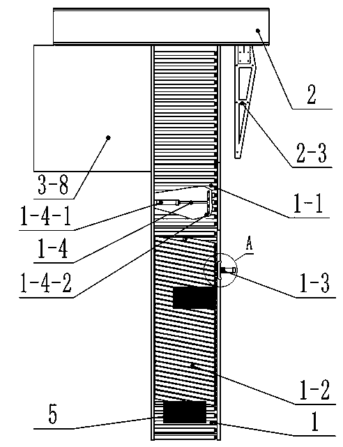 Mechanical calcium-plastic box stacking method and device