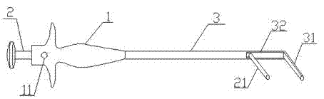 Radio-frequency ablation clamp and application thereof