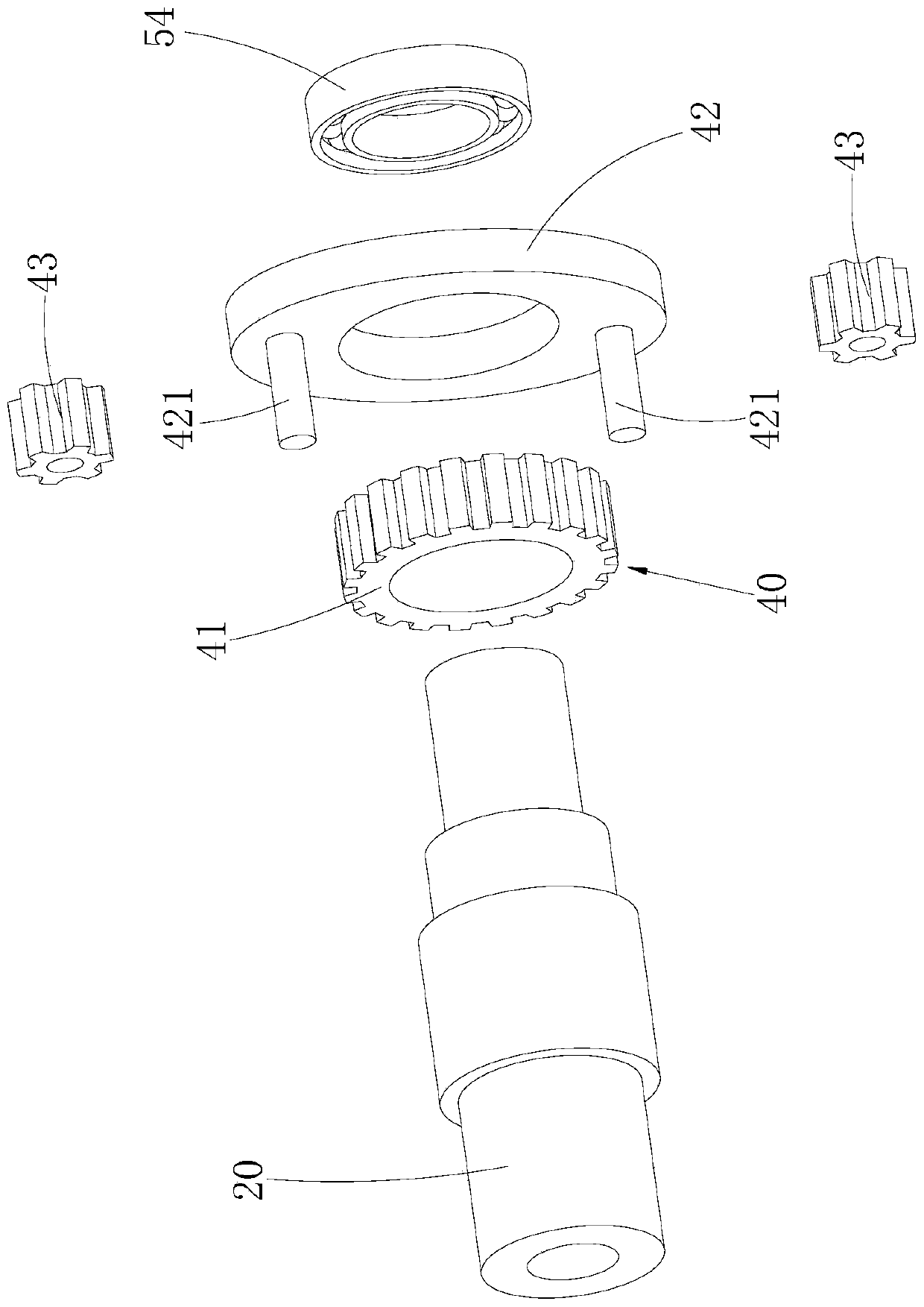 Planetary harmonic combination reducer