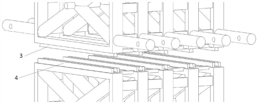 Underground diaphragm wall tenon-and-mortise type reinforcement cage connecting structure