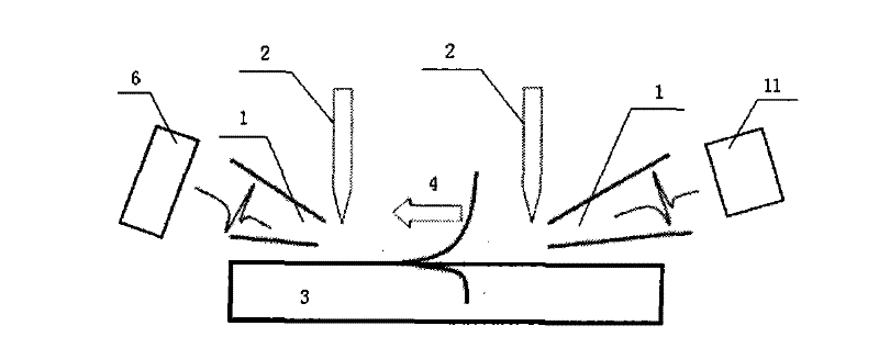 Terahertz spectral analysis device and detection method for biofilm