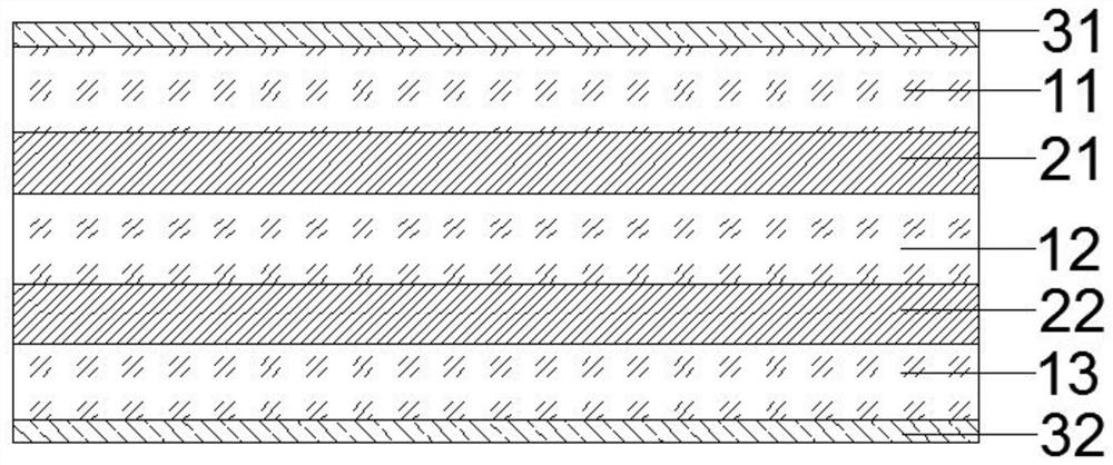 Fireproof layer material and its preparation method and fireproof glass