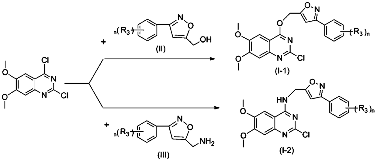 Preparation method and application of quinazoline derivatives