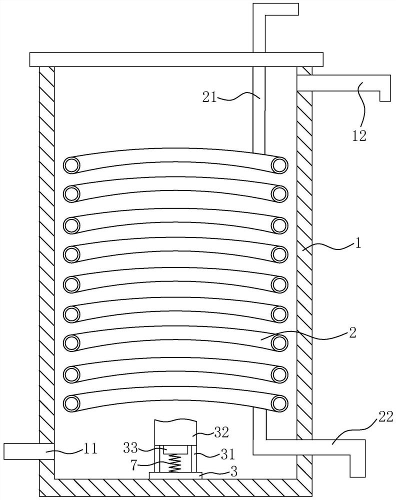 A high-efficiency cooling sampling device