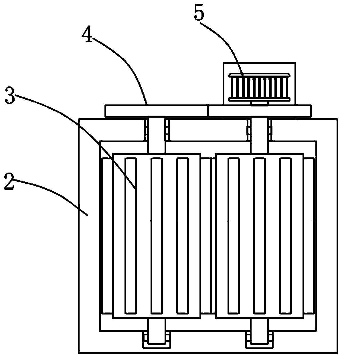 Device for extracting residual saline matters from industrial waste residues