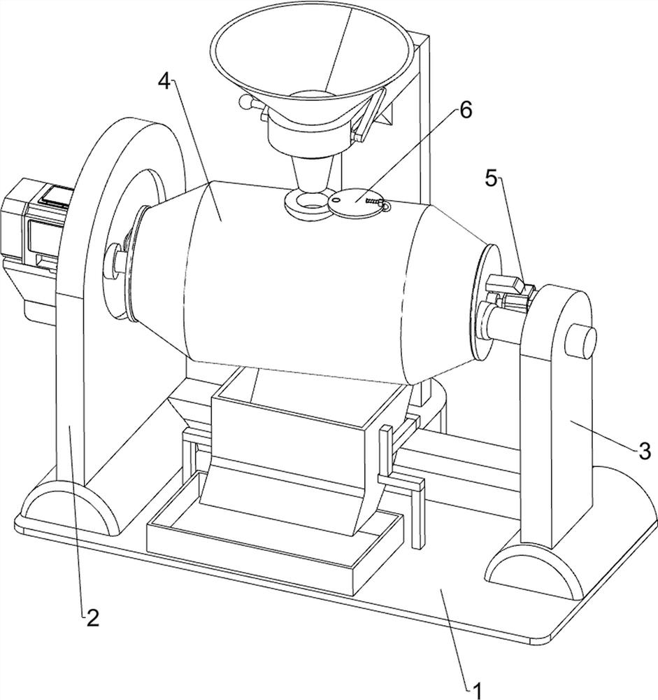 Resin-based composite material mixing preparation device