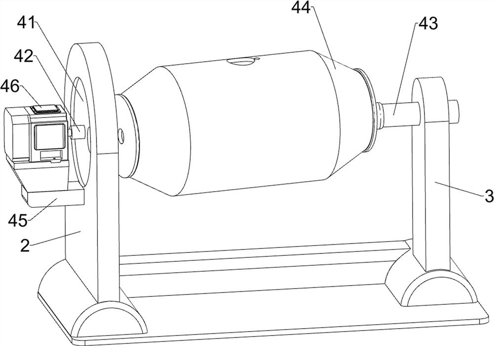 Resin-based composite material mixing preparation device