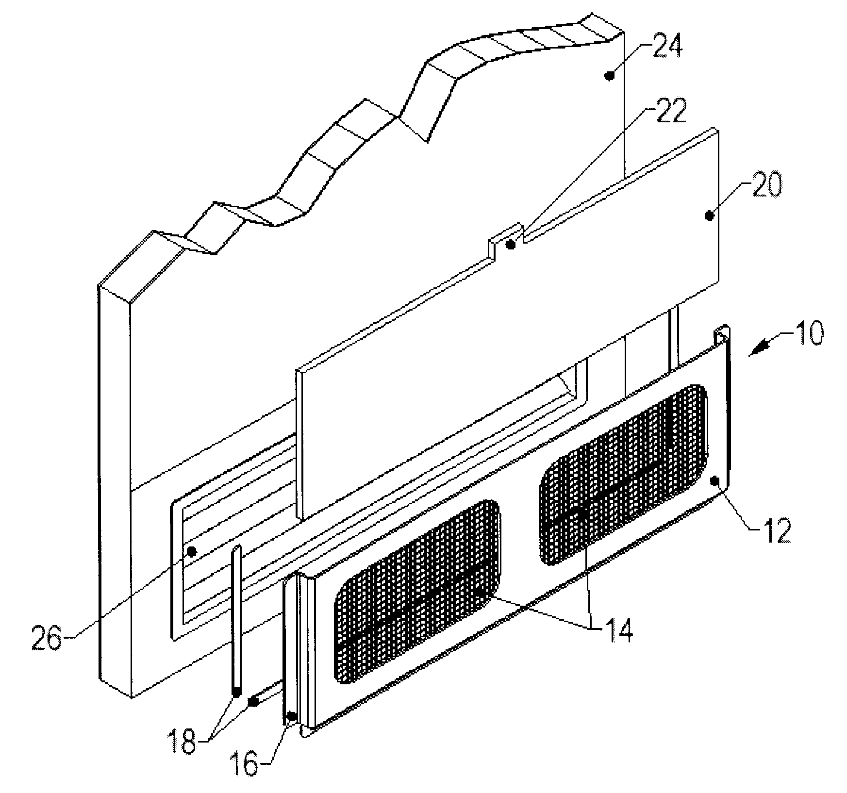 Airplane lavatory filtering system device