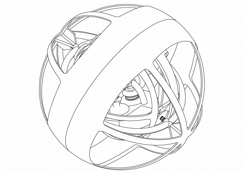 Novel spherical robot and control method thereof