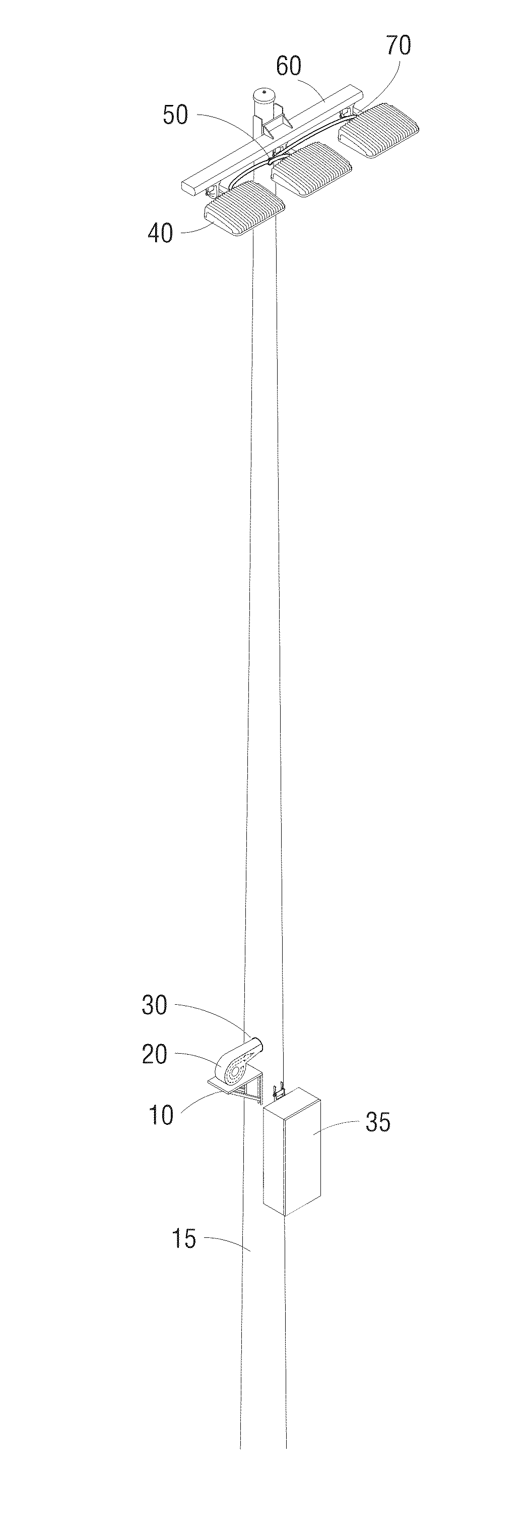Apparatus, method, and system for lighting fixture cooling