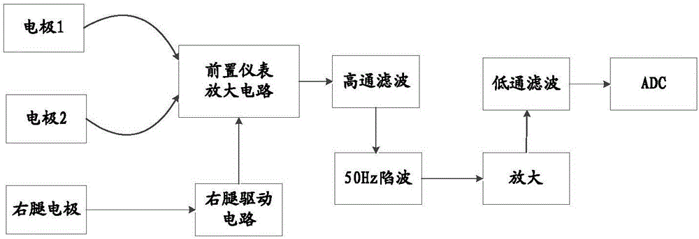 Electrocardiograph detection system