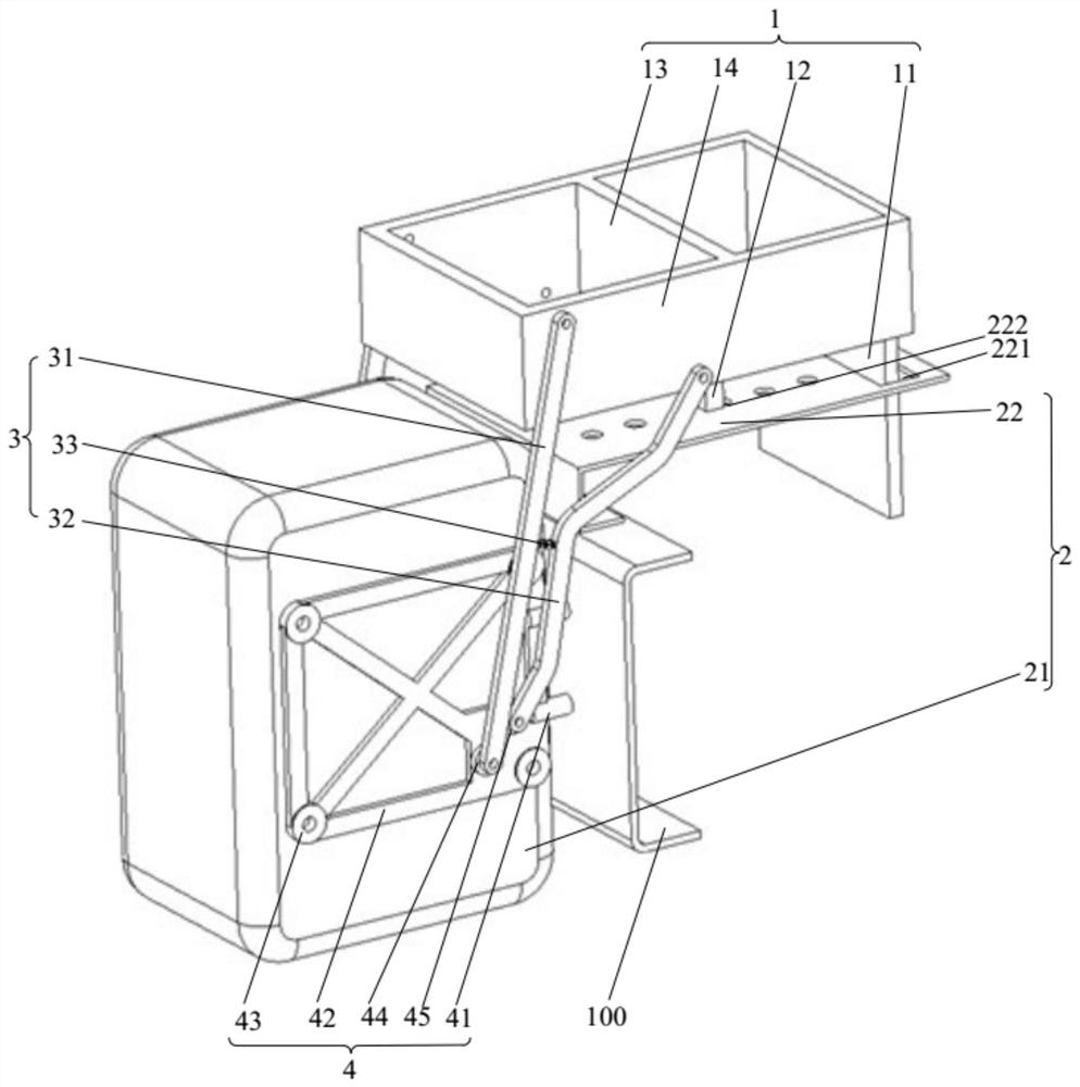 A pedal ladder device and vehicle