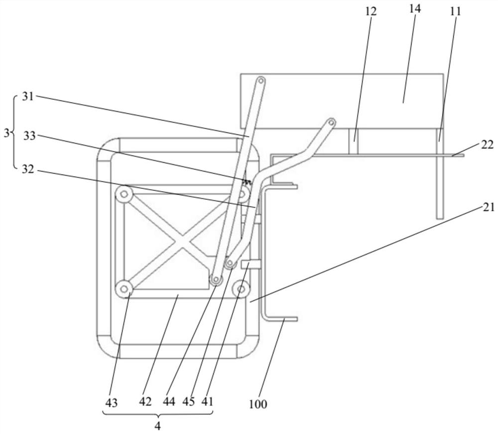 A pedal ladder device and vehicle