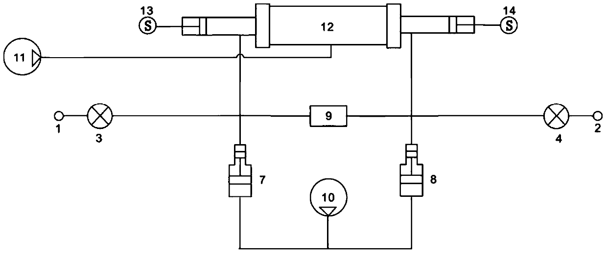 Device and method for measuring rock diffusion coefficient based on automatic injection of micro-pressure difference