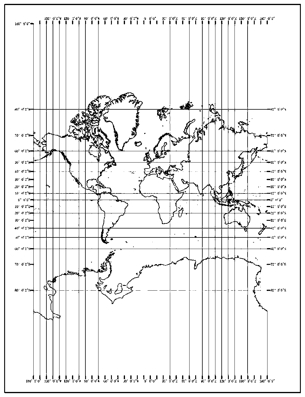 A global one-map data storage organization method and call method