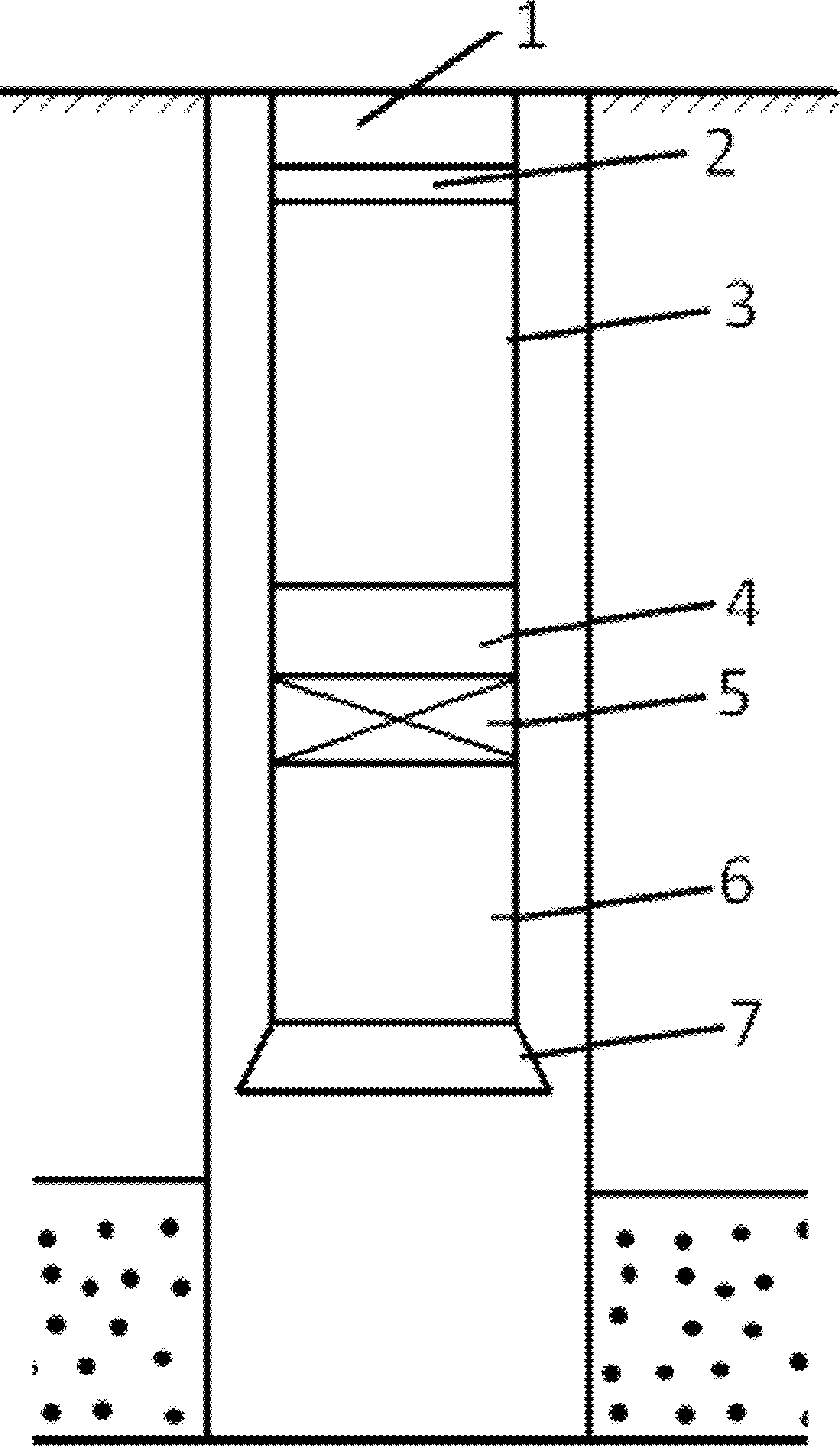 Method for lifting heavy oil through shaft in heavy oil cold production