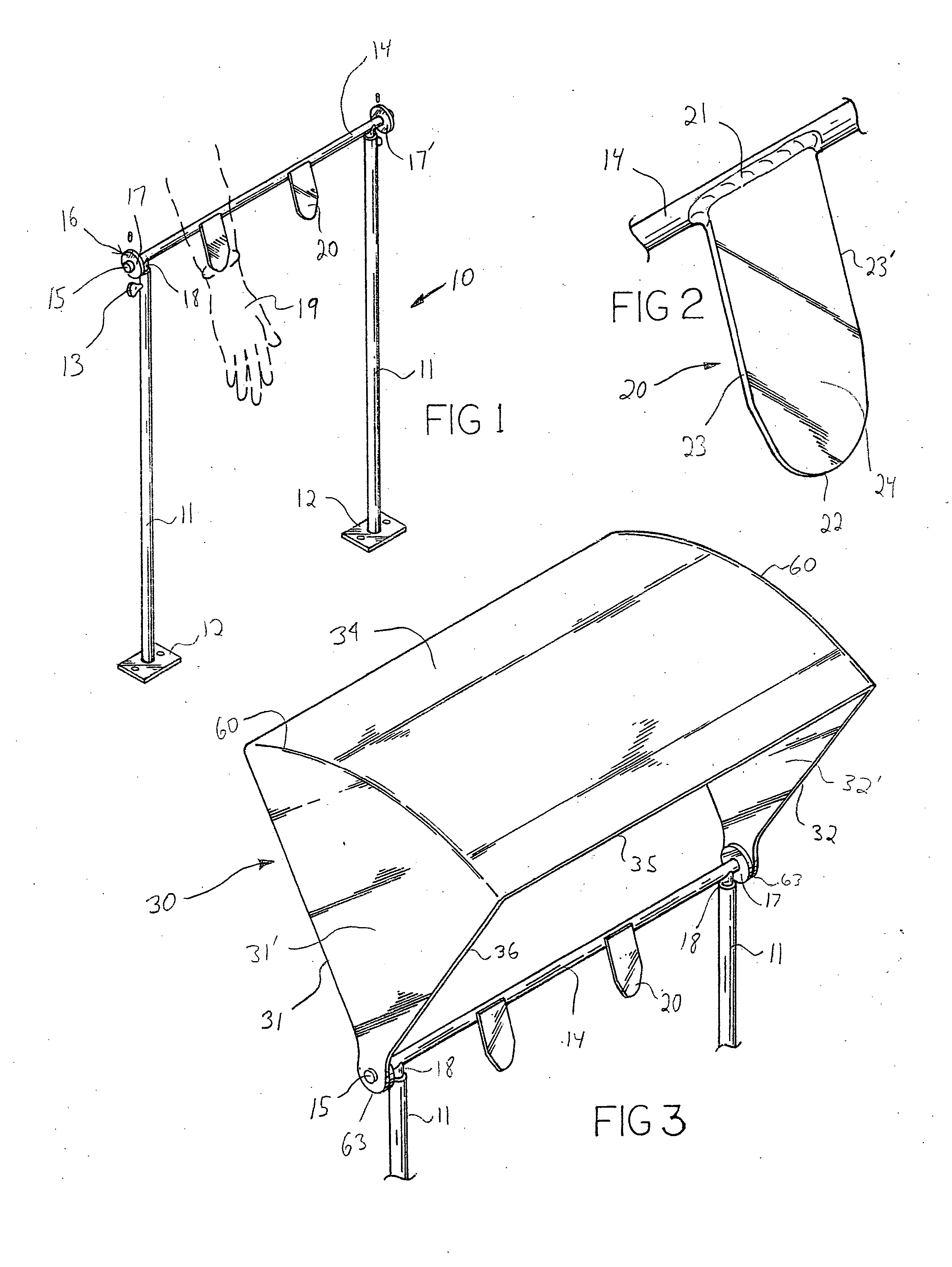 Fully-adjustable glove removal apparatus